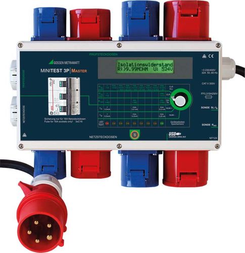 Тестер электрозащиты - MINITEST 3P MASTER - GOSSEN METRAWATT GmbH - PAT / для электрических приборов / переносной