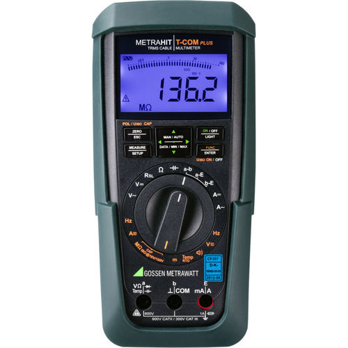 Цифровой мультиметр - METRAHIT T-COM PLUS - GOSSEN METRAWATT GmbH - с линейным индикатором / переносной / 600 В