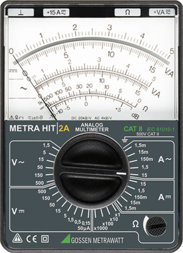 Аналоговый мультиметр - class 2.5 | METRAHIT 2A - GOSSEN METRAWATT GmbH - переносной / 15 A / CAT II