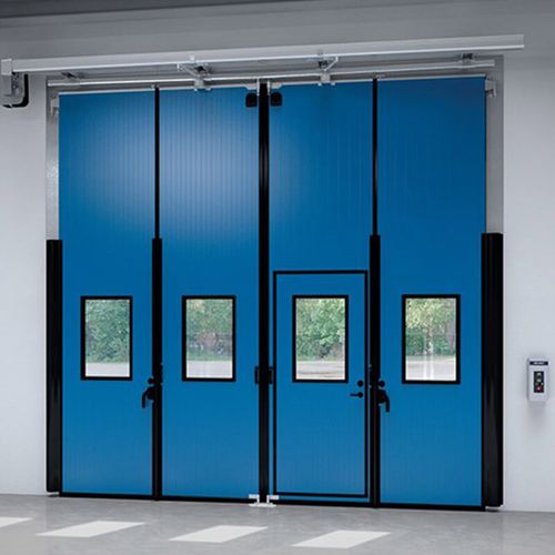 Складной ворота - FD2250P - ASSA ABLOY Entrance Systems - промышленный / для наружного использования / автоматический