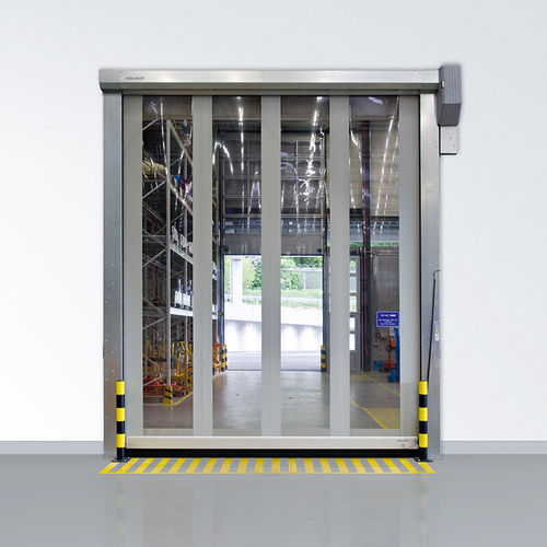 Рулонный ворота - RR392 - ASSA ABLOY Entrance Systems - из ткани / ПВХ / класс 2