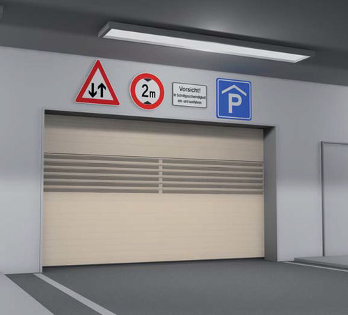 Секционный ворота - RR3000 R - ASSA ABLOY Entrance Systems - из алюминия / класс 3 / класс 4