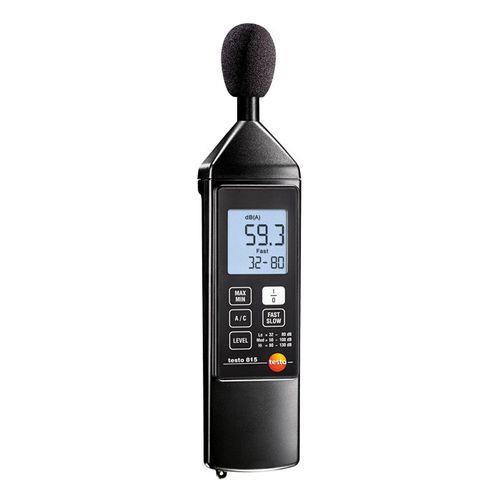 Базовый шумомер - 815 - TESTO - класс 2 / цифровой