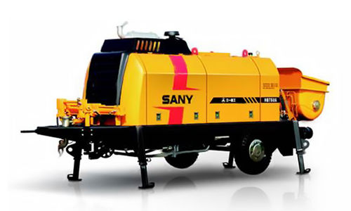 Бетононасос на прицепе - HBT6006A-5 - SANY - для строительства / электрический / поршневый