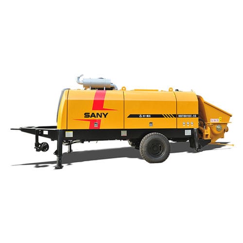 Бетононасос на прицепе - HBT6016C-5S(T3) - SANY - для строительства / поршневый / для промышленности