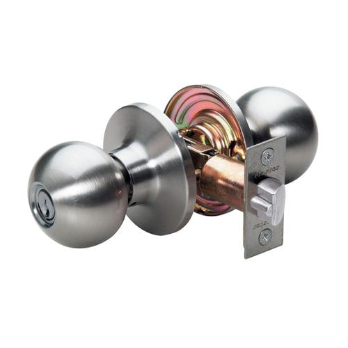 Механический врезной замок - BA0115KA4S - Masterlock - для двери / из никеля / регулируемый