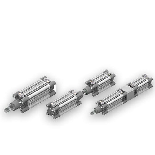 Пневматический цилиндр - ECOLIGHT 1390 - 1391 - 1392 series - PNEUMAX - с магнитным поршнем / со стержнем / из алюминия