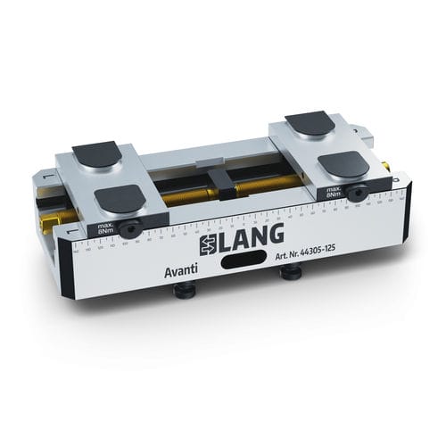 Тиски для станка - 44305-125 - LANG Technik - винтовой / горизонтальный / самоцентрирующийся