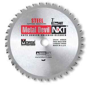 Круговой пильный диск - Metal Devil NXT - M. K. Morse - с карбидом / для металла