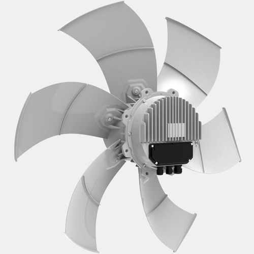 Настенный вентилятор - AKFG - Rosenberg Ventilatoren GmbH - осевой / с бесщеточным электродвигателем / из литого алюминия