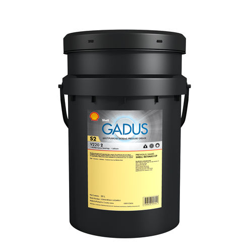 Консистентная смазка для смазки - Gadus S2 V220AC 2 - Shell Lubricants - многоцелевая / литиево-кальциевая / для зубчатых передач