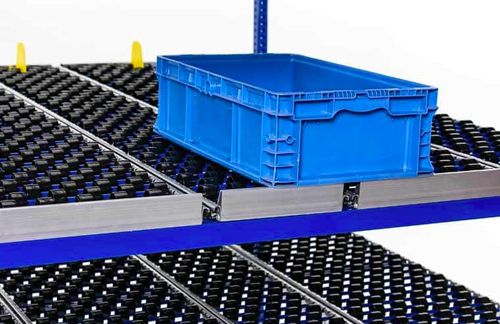 Стеллаж склад для хранения - span track wheel bed - UNEX Manufacturing - динамический / модульный / регулируемый