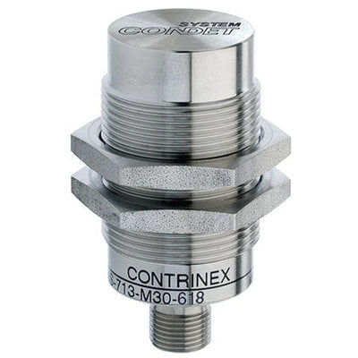 Индуктивный бесконтактный датчик - DW-AS-713-M30-618 - CONTRINEX - цилиндрический / M12 / аналоговый