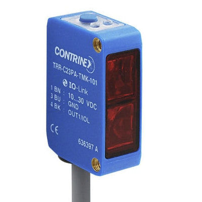 Фотоэлектрический обнаружитель тип зеркальный - TRR-C23PA-TMK-101 - CONTRINEX - прямоугольный / светодиод / миниатюрный