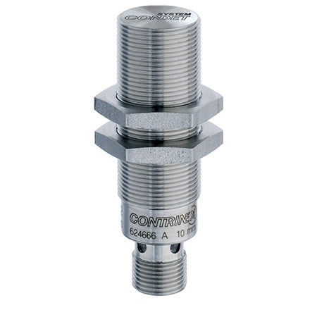 Индуктивный бесконтактный датчик - DW-AS-701-M18-673 - CONTRINEX - цилиндрический / M12 / NPN
