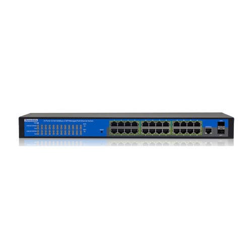 Коммутатор Ethernet PoE - PS5026G-2GS-24PoE - 3onedata Co.,Ltd. - управляемый / 26 портов / Gigabit Ethernet