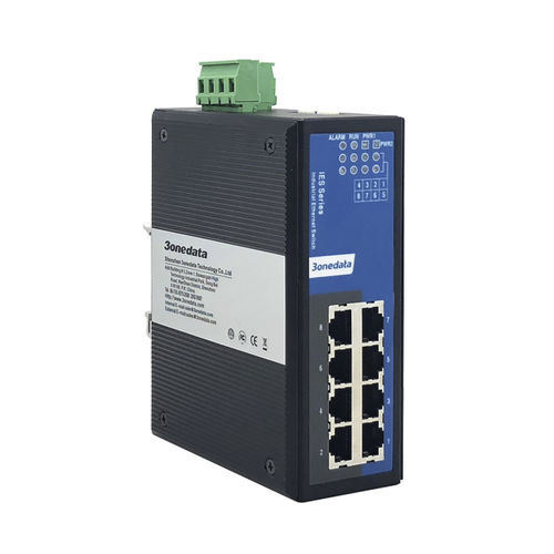 Коммутатор Ethernet 8 портов - IES318 Series - 3onedata Co.,Ltd. - неуправляемый / уровня 2 / оптического волокна