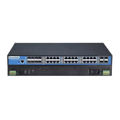Коммутатор Ethernet 28 портов - IES5028G-8GC-4GS - 3onedata Co.,Ltd. - управляемый / Gigabit Ethernet / для монтажа в стойку