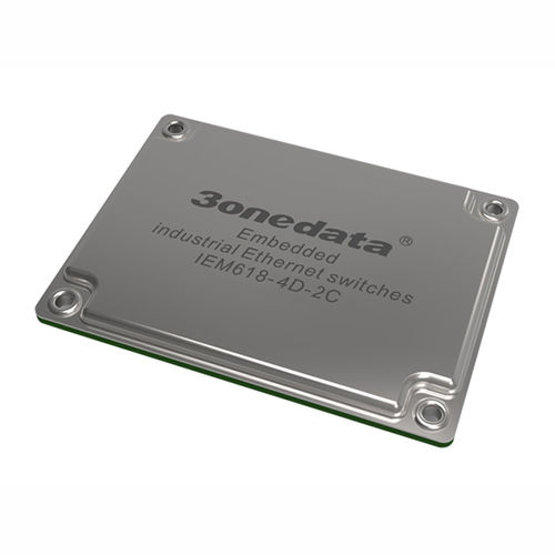 Управляемый модуль переключателей Ethernet - IEM618-4D-2C - 3onedata Co.,Ltd. - 8 портов / уровня 2 / встроенный