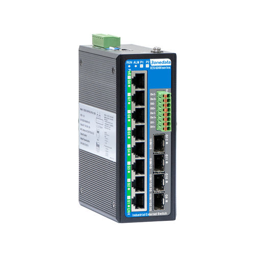 Управляемый коммутатор Ethernet - IES6300 Series - 3onedata Co.,Ltd. - 10 портов / 12 портов / гигабит