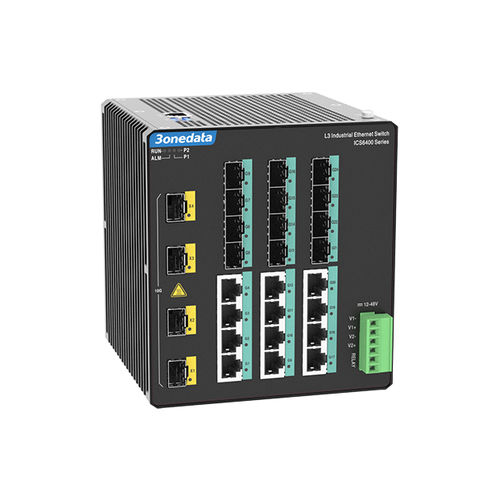 Управляемый коммутатор Ethernet - ICS6400-12GT12GS4XS - 3onedata Co.,Ltd. - 28 портов / Gigabit Ethernet / уровня 3