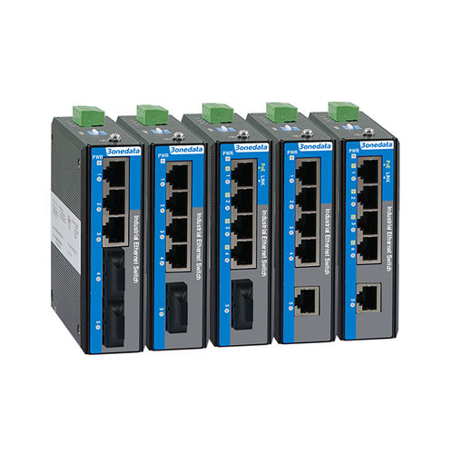 Неуправляемый коммутатор Ethernet - IES2105 Series - 3onedata Co.,Ltd. - 5 портов / уровня 2 / монтируемый на DIN-рейке