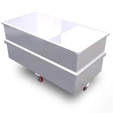 Тележка для загрузки - CLOSED-TROLLEY - Comatex Textile Machinery - из металла / с платформой / многоцелевая