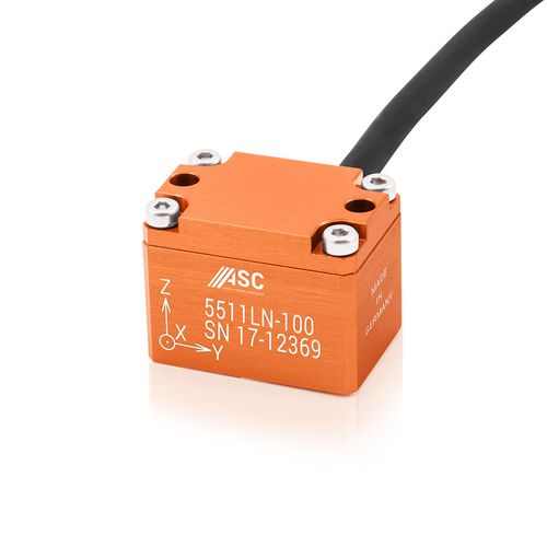 Трехосевой акселерометр - ASC 5511LN - ASC - емкостный / MEMS / аналоговый