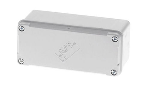 Настенная соединительная коробка - 55 x 130 x 60 mm, IP 65 | GR17002    - GEROS - герметичная / из пластика