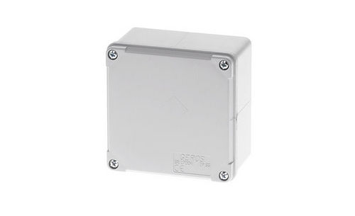 Настенная соединительная коробка - 100 x 100 x 60 mm, IP 65 | GR17004 - GEROS - герметичная / из пластика
