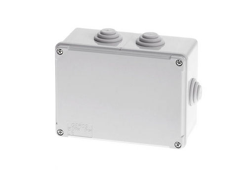 Настенная соединительная коробка - 150 x 110 x 75 mm, IP 54 | GR17058 - GEROS - герметичная / из пластика / с эластичными мембранами