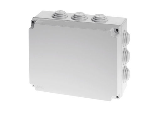 Настенная соединительная коробка - 310 x 240 x 120 mm, IP 54 | GR17256 - GEROS - герметичная / из пластика / с эластичными мембранами