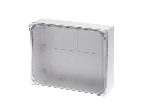 Настенная соединительная коробка - 310 x 240 x 100 mm, IP 65 | GR17216  - GEROS - IP65 / из поликарбоната / с прозрачной крышкой
