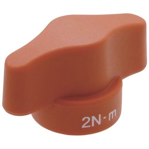 Рифленая кнопка - CTK48-5-2BK - Fixtureworks - поворотный затвор / из стали / из полиамида