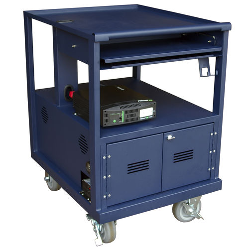 Тележка рабочее место - PMC-L2 - Storage Battery Systems, LLC - из металла / многоцелевая / с роликами