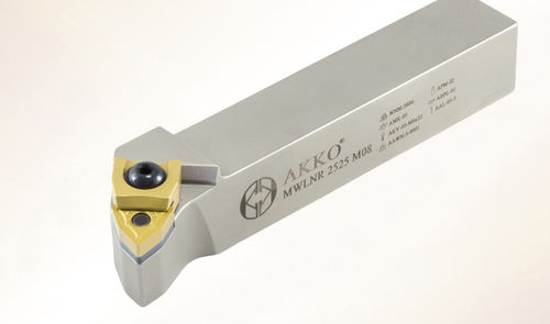 Патрон для инструментов ISO - MWLN series - AKKO CUTTING TOOLS - с регулировочным винтом / для обработки / для наружного точения