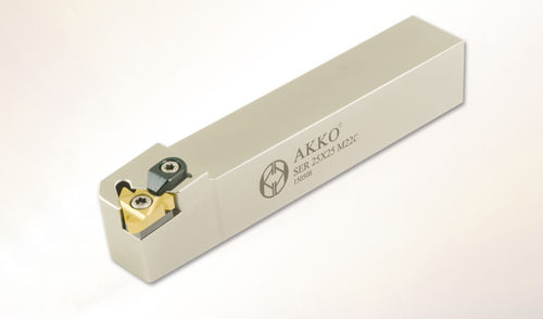 Патрон для инструментов ISO - SE series - AKKO CUTTING TOOLS - с регулировочным винтом / резьбы / для наружного точения