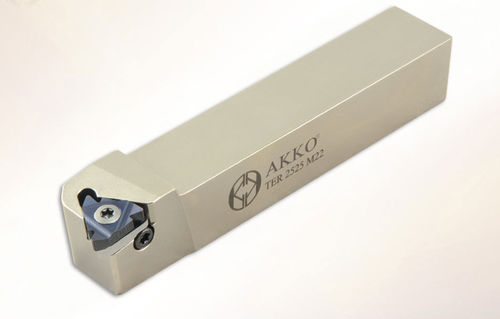 Патрон для инструментов ISO - TE series - AKKO CUTTING TOOLS - с регулировочным винтом / резьбы / для наружного точения