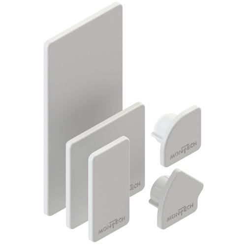 Торцевая заглушка плотная посадка - AK-5025 - light gray series - MONTECH - круглая / прямоугольная / квадратная