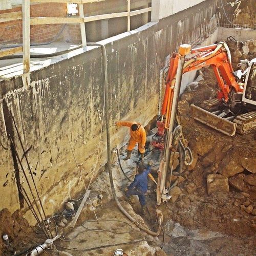 Буровой инструмент для экскаватора - 25A - Junttan Oy - для фундамента
