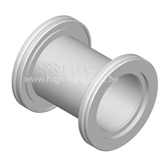 Цапфа из нержавеющей стали - ISO-N series - Highlight Technology Corp. - с фланцем / для вакуума