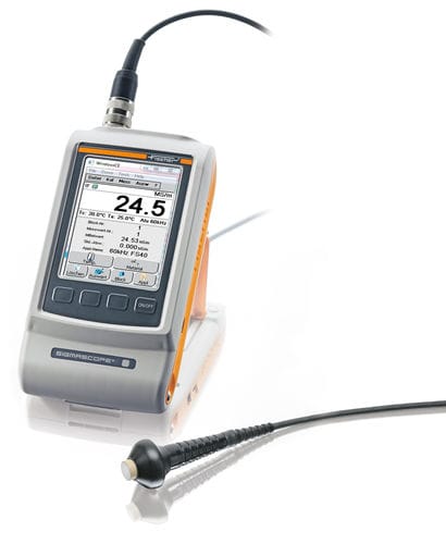 Переносной кондуктометр - SIGMASCOPE® SMP350 - HELMUT FISCHER GMBH - INSTITUT FÜR ELEKTRONIK UND - для цветных металлов