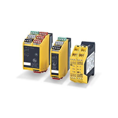 Реле безопасности для двуручного управления - G1502S, G1502S, G1503S - ifm electronic - для аварийного выключателя / EN 574 / на DIN-рейке