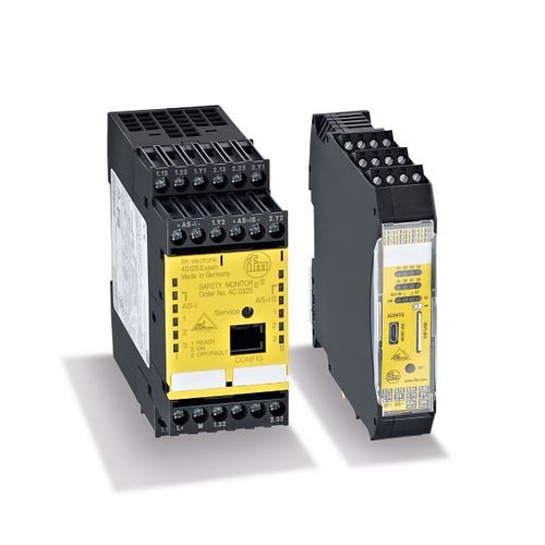 Безопасный монитор на DIN-рейке - AC0, E7053S series - ifm electronic