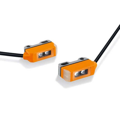 Миниатюрный фотоэлектрический обнаружитель - O8x2xx series - ifm electronic - с подавлением воздействия окружающей среды / с прямым отражением / ретроотражающий