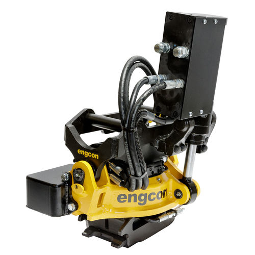 Наклонная система крепления инструмента для экскаватора - EC02B - engcon Nordic AB