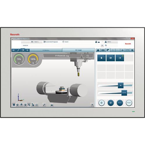 Панельный ПК ЖК-монитор - VR4 series - Bosch Rexroth - Electric Drives and Controls - 21,5" / 15,6" / 1366x768