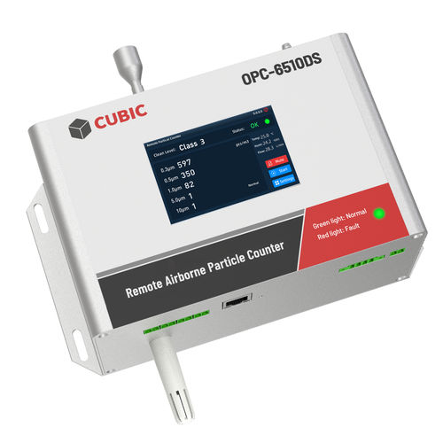 Цифровой счетчик аэрозольных частиц - OPC-6510DS - Cubic Sensor and Instrument Co.,Ltd - с лазером / оптический / для чистого помещения