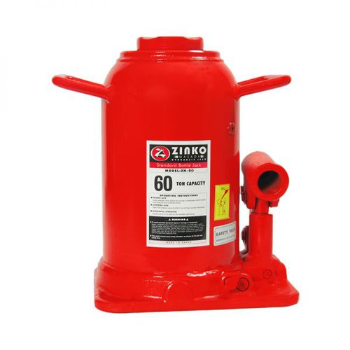 Гидравлический домкрат - ZN-60 - Zinko Hydraulic Jack - бутылка / 60 тонн / автомобиль