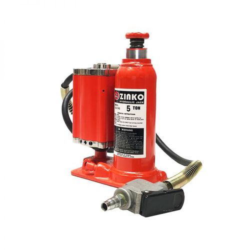 Домкрат бутылка - ZABJ-05M - Zinko Hydraulic Jack - гидропневматический / 5 тонн / сталь
